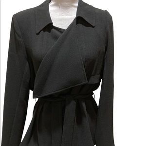 Vince Camuto  Black belted cardigan .Size 6